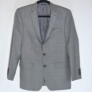 Ralph Ralph Lauren Blazer Mens 41 Long Gray Check Silk Wool Sport Coat Dillard's